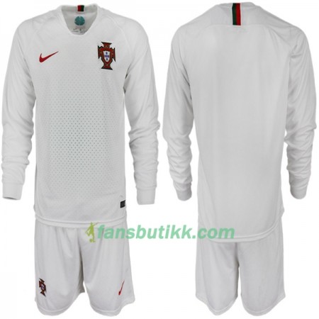 Fotball-VM 2018 Portugal drakt Barn Bortetrøye Langermet